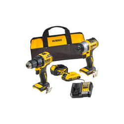 Dewalt - Kit 2 Utensili Trapano Avvitatore DCD708 + Avvitatore a percussione DCF787 + 2 batterie (2Ah e 4Ah) + Caricabatterie + Borsa DCK2078MDR-QW