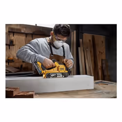 DeWALT DCW220NT-XJ levigatrice portatile Levigatrice a nastro Nero, Giallo - Vista aggiuntiva 7