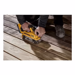 DeWALT DCW220NT-XJ levigatrice portatile Levigatrice a nastro Nero, Giallo - Vista aggiuntiva 8