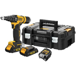 Dewalt - Rivettatrice xr 18V 2Ah Brushless 4,8 mm - 2 batterie rinforzate, scatola tstak - DCF403D2GT-QW
