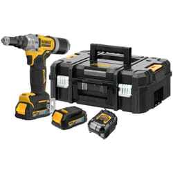 Dewalt - Rivettatrice xr 18V 2x1,7Ah Li-Ion 6,4 mm powerstack - Motore brushless - DCF414E2GT-QW