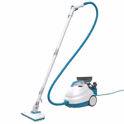 Black & Decker BHSMP2008-QS, Pulitore a vapore cilindrico, 1,2 L, Blu, Grigio, Bianco, Pulsanti, Manopola, 2000 W, 2000 W