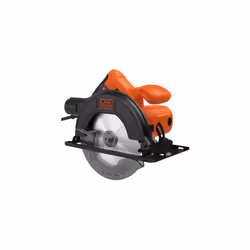 Potenza 1200 Watt, velocità 5500 giri/min, lama 165 mm., protezione lama in alluminio, guida regolabile per tagli diritti e p ...