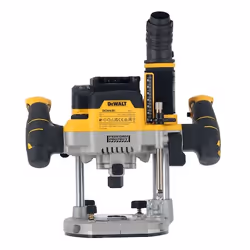 DeWALT DCW620NT-XJ fresa verticale e tagliabordi Nero, Giallo 23000 Giri/min - Vista aggiuntiva 4