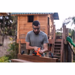 Black & Decker BEW712-QS pialla manuale elettrica Arancione 710 W - Vista aggiuntiva 6
