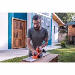 Black & Decker BEW712-QS pialla manuale elettrica Arancione 710 W - Vista aggiuntiva 7