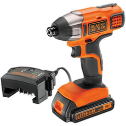 S.o.f. Cacciavite di impatto 18V 1/4' BDCIM18D1A-QW Black&decker Massima coppia 115 nm - Velocità 0 - 3.000 rpm - Arancione