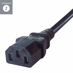 connektgear 27-0084B cavo di alimentazione Nero 0,5 m BS 1363 Accoppiatore C13
