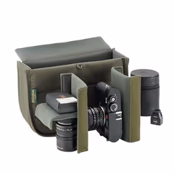 Billingham 400049 custodia per fotocamera Borsa da corriere Nero, Marrone chiaro - Vista aggiuntiva 6