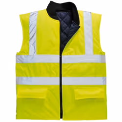 Portwest S469YERXL Gilet Reversibile ad Alta VisibilitÃ , Giallo, XL