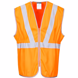 Portwest RT20 Gilet Lungo ad Alta Visibilità , Ris, Arancione, XL