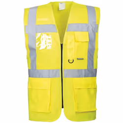 s476orr giubbotto Executive Comfort warnorange warnschutzweste leggera con cerniera, 2 tasche laterali e tasca per cellulare. ...