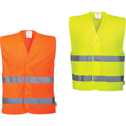 Gilet alta visibilità Portwest 2 bande C474 - l/xl - Arancione