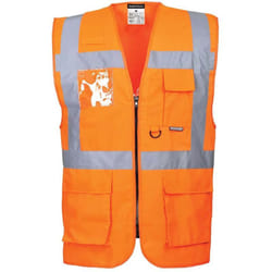 S476 Executive Berlino Gilet, Arancione - Portwest