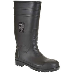 Portwest FW95BKR37 Stivale Total Safety Wellington S5, Nero, 37