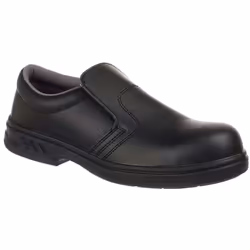 Mocassino di sicurezza S2. Suola PU F40 SRC antiscivolo e autopulente Eccellente slip-on scarpa ideale per le industrie medic ...