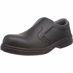 Mocassino di sicurezza S2. Suola PU F40 SRC antiscivolo e autopulente Eccellente slip-on scarpa ideale per le industrie medic ...