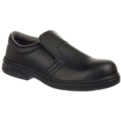 FW81BKR43 Mocassino di Sicurezza S2, Nero, 43 - Portwest