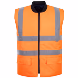 Portwest S469ORRM Gilet Reversibile ad Alta VisibilitÃ , Arancione, M