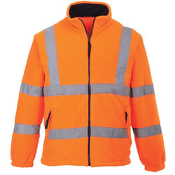 Pile Mesh Alta Visibilita' Con Fodera In Rete Arancione Arancio s