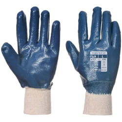 Guanti Da Lavoro Elasticizzati Rivestiti In Nitrile Blue 8