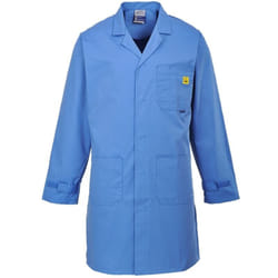 Camice Da Lavoro Blu Antistatico Esd Celeste l