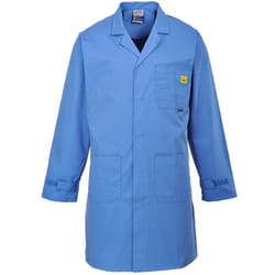 Camice Da Lavoro Blu Antistatico Esd Celeste m