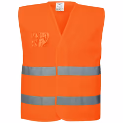 Gilet ad Alta Visibilità Ultra Traspirante Gilet Smanicato ad Alta visibilità a mezza rete..... Gilet con la parte superiore  ...