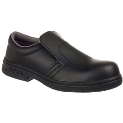 FW81BKR48 Mocassino di Sicurezza S2, Nero, 48 - Portwest