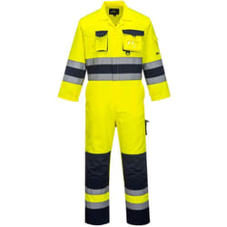 Portwest - Tuta Intera Nantes Alta Visibilita' Gialla Giallo-Navy 3XL