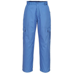 Pantaloni Da Lavoro Blu Antistatico Esd Celeste M