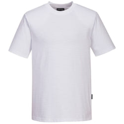 T-Shirt Da Lavoro Bianca Antistatica Esd Bianco s