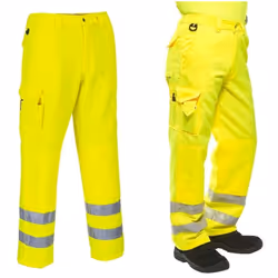 Conforme alle ultime normative EN ISO 20471, questi pantaloni hanno un design moderno con tasche per ginocchiere, tasca later ...