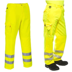 Portwest - Pantaloni ad Alta Visibilità Gialli Combat Giallo 3XL