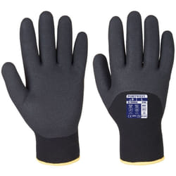 Portwest - Guanti Da Lavoro Invernali Artic - Sabbiato Nitrile Giallo-Nero 11