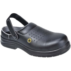 FC03BKR42 Sandalo di Sicurezza Traforato sb ae esd in Composito, Nero, 42 - Portwest