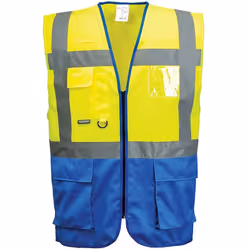 Ottimo gilet grazie alla alta visibilità. Risponde alla norma di protezione EN471 classe 3:2. Leggero. Taglio di tendenza. Di ...