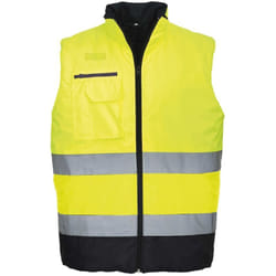 Portwest - Gilet Imbottito Ad Alta Visibilità Giallo/Navy Giallo-Navy m