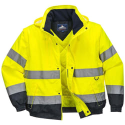 Portwest - C468YERXL Bomber Alta Visibilità 2 in 1, Giallo, xl