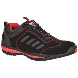 Portwest - FW34RER43 Lusum S1P hro Scarpe da Lavoro, Rosso, 43