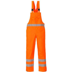 Portwest - Salopette Alta Visibilita' Sfoderata Arancione Arancio xl