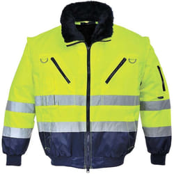 Portwest - PJ50YNR5XL Giacca Pilot 3 in 1 ad Alta Visibilità, Giallo/Blu, xxxxxl