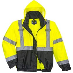 Portwest - Bomber Premium 3 In 1 Alta Visibilita' Giallo-Nero l