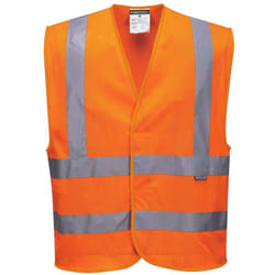 C370 Gilet Band & Brace Meshair, Arancione, s/m - Portwest