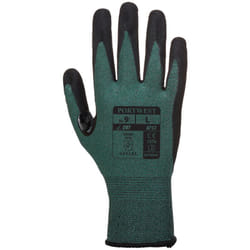 Portwest - Guanti Anti Taglio con Palmo in Nitrile Dexsti Pro Cat 3 Verde-Nero 8