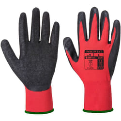 Guanti Rivestiti in Lattice Antiscivolo Flex Grip Rosso-Nero 11