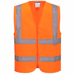 Descrizione portwest – hi-vis Band & brace gilet con zip, cinturino in stile classico e tutore nastro riflettente formazione ...