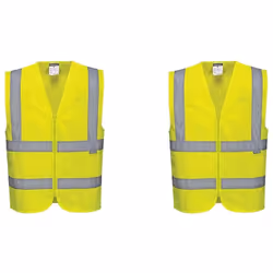 portwest – hi-vis Band & brace gilet con zip, cinturino in stile classico e tutore nastro riflettente formazione questo gilet ...