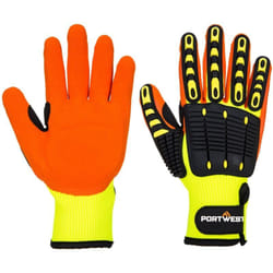 Portwest - Guanto anti-impatto, taglia: s, colore: giallo/arancione, A721Y1RS