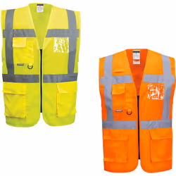 La collezione Executive by Portwest è ricca di capi di abbigliamento di Alta Visibilità specifici per rendere visibile l'oper ...